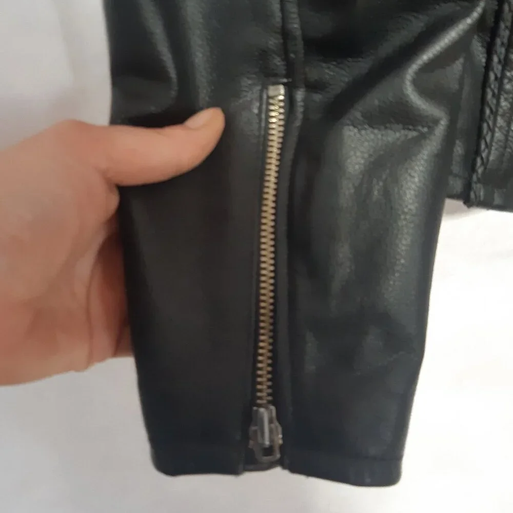 Harley-Davidson "An American Legend"-Authentic Vest Genuine Leather Women Medium - Picture 8 of 17